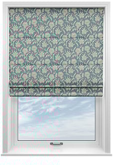 Carlina, Teal - Twist&Fit Roman Blind